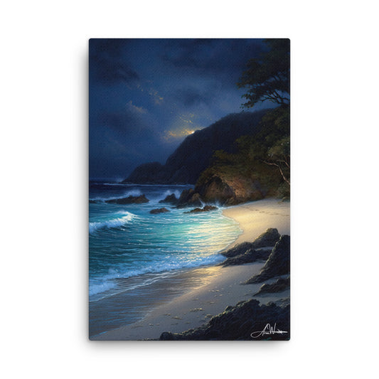 Ka’a’awa Moonrise -  Canvas Print