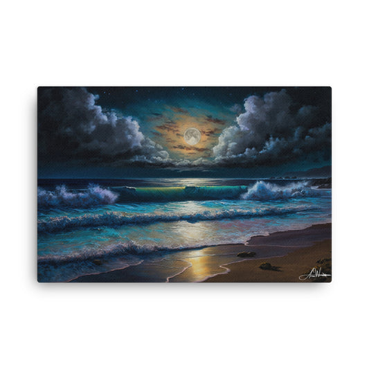 Sunset Beach - Canvas Print